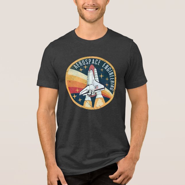 Aerospace Engineering V01 Tri-Blend Shirt (Front)