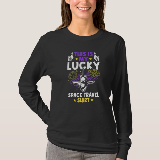 Aerospace Space Travel - Solar System Space Explor T-Shirt (Front)
