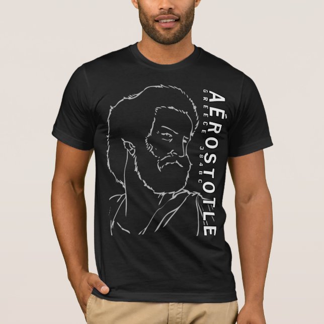 Aerostotle (Aristotle) T-Shirt (Front)
