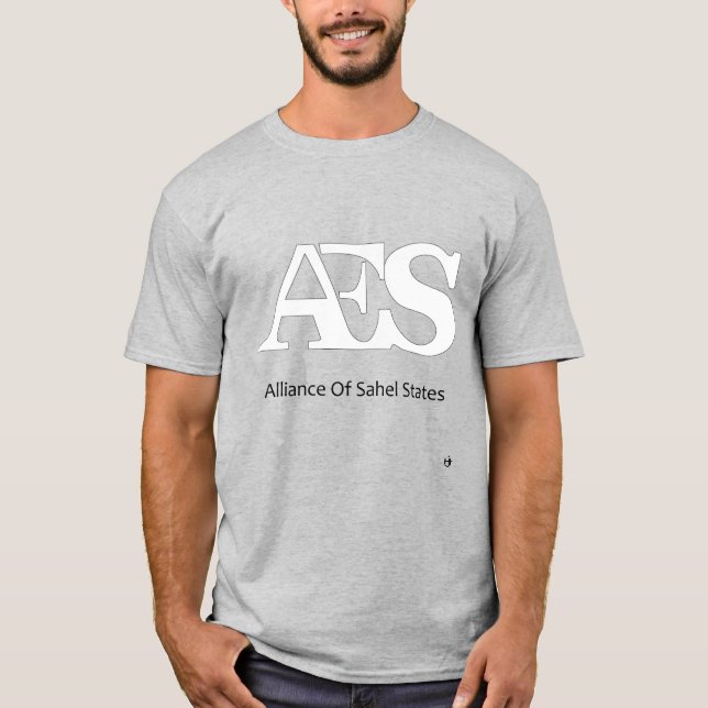 AES Alliance Of Sahel States T-Shirt (Front)
