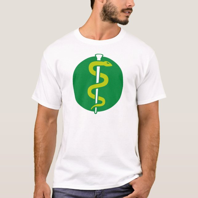 aesculap snake medician doctor medical personal T-Shirt (Front)