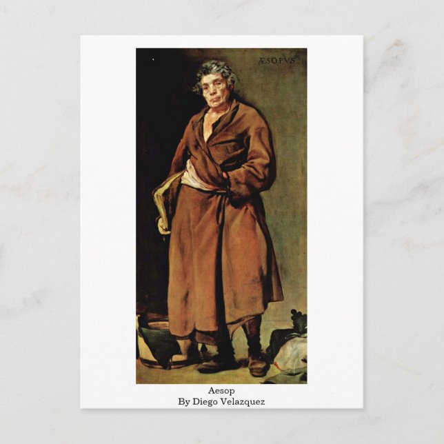 Aesop By Diego Velazquez Postcard (Front)