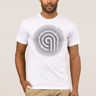 aesthete moire logo t-shirt