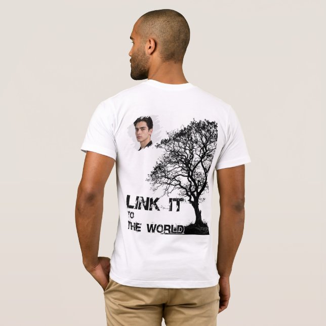 Aesthethic Tree's Silhouete T-Shirt  (Back Full)