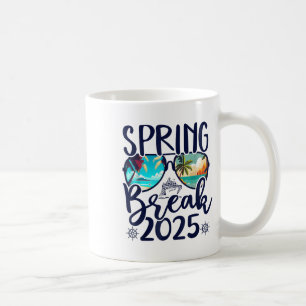 Aesthetic 2025 Spring Break Friends Family Matchin Coffee Mug