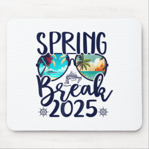 Aesthetic 2025 Spring Break Friends Family Matchin Mouse Mat
