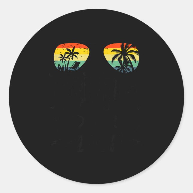 Aesthetic 2026 Spring Break Friends Family Matchin Classic Round Sticker (Front)