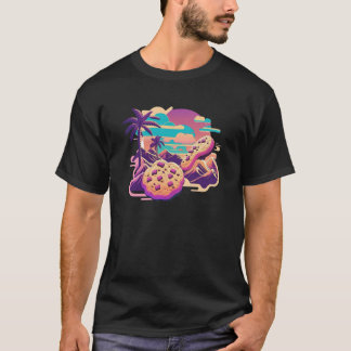 Aesthetic 80s Synthwave Cookies T-Shirt