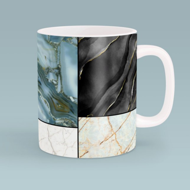 Aesthetic Abstract marble  pattern Coffee Mug (Creator Uploaded)