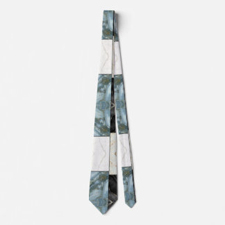 Aesthetic Abstract marble  pattern Tie