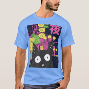 Aesthetic Alt Cute Anime Kitten Neko Japan Manga H T-Shirt
