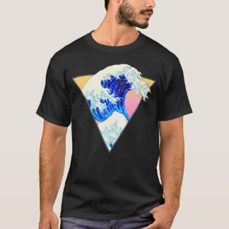 Aesthetic Anime Great Wave Anime          T-Shirt