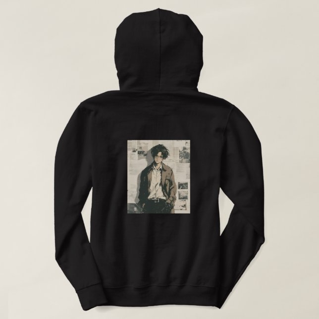 aesthetic anime hoodie (Design Back)