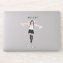 Aesthetic Anime uniform girl Customisable