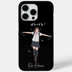 Aesthetic Anime uniform girl Customisable iPhone 15 Pro Max Case