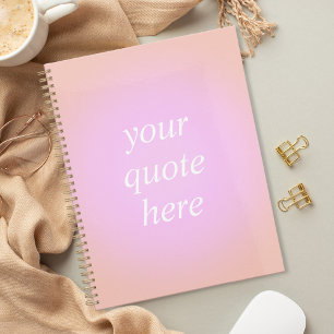 Aesthetic Aura Gradient Custom Quote Planner