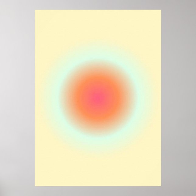 aesthetic aura  poster (Front)