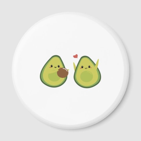 Aesthetic Avocado Fridge Magnets | Zazzle.co.uk