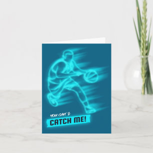 Aesthetic Basketball Dunk Srt Motivation  Card