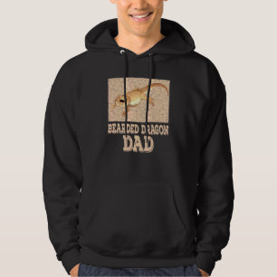 Aesthetic Bearded Dragon Dad Lizard Reptile Men Hoodie