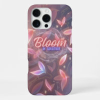 Aesthetic Bloom in Solitude Pink Glowing Petals