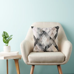 Aesthetic Bohemian Geometric Patterned  Cushion
