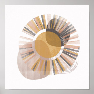 Aesthetic Bohemian Watercolor painting, Poster