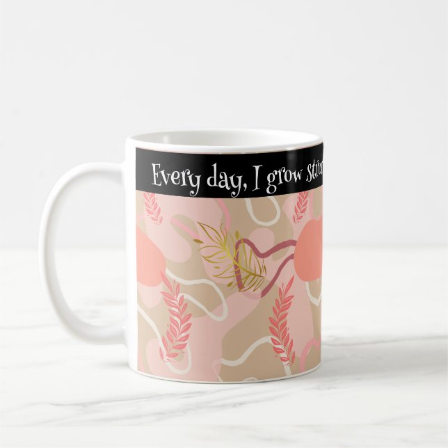 Aesthetic Boho Wildflowers Coffee Mug (Left)