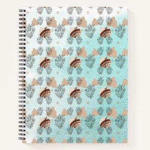 Aesthetic Boho Wildflowers Flowers Notebook