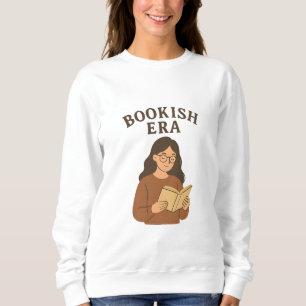 Aesthetic Bookish Era Cozy Reading Girl Sweatshirt