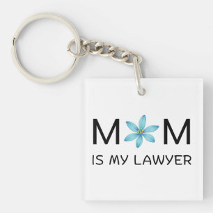 Aesthetic Botanical Design women's classic acrylic Key Ring