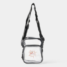 Aesthetic Botanical Floral Wreath Clear Tote Bag