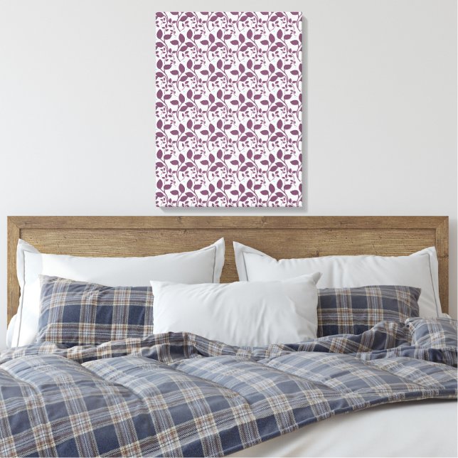 Aesthetic Botanical pattern  Canvas Print (Insitu(Bedroom))