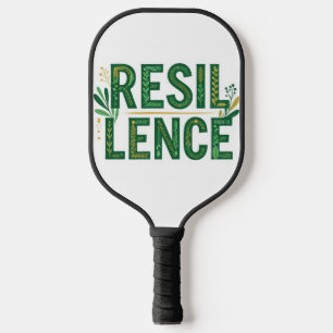 Aesthetic Botanical Resilience Quote Pickleball Pa Paddle