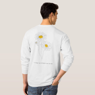 Aesthetic Botanical Sketch - Patience & Growth Tee