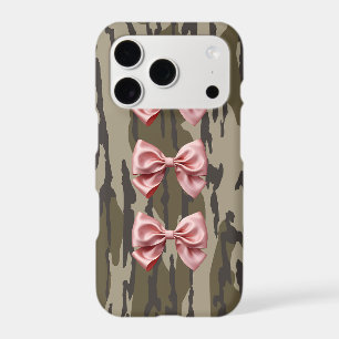 Aesthetic Bottomland Camo Baby Pink Ribbons & Bows