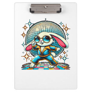 Aesthetic Bunny Disco Clipboard
