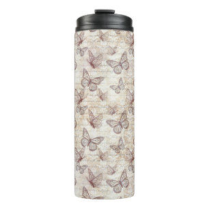 Aesthetic Butterfly Elegant Thermal Tumbler