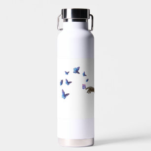 Aesthetic Butterfly Hand Freedom Surreal Sticker Water Bottle