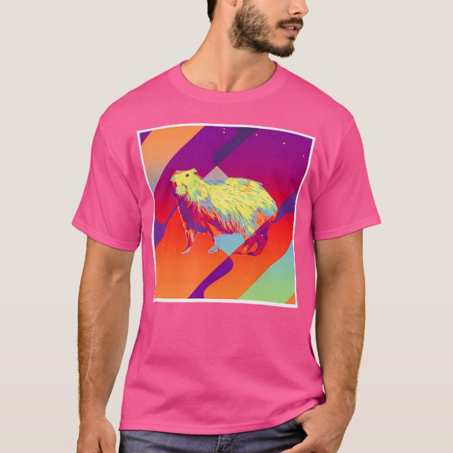 Aesthetic Capybara T-Shirt (Front)