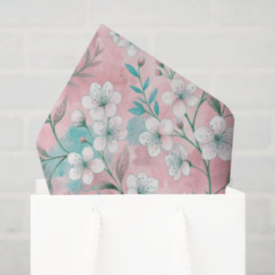 Aesthetic cherry blossoms tissue paper