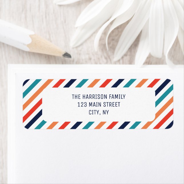 Aesthetic Christmas Retro Stripes Colourful Lines  (Insitu)