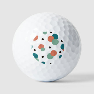 Aesthetic Colourful Dots Golf Balls