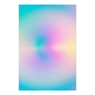 Aesthetic Colourful Positive Aura Gradient Photo Print