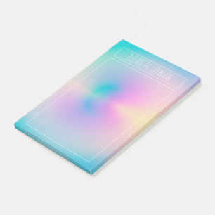 Aesthetic Colourful Positive Aura Gradient Post-it Notes