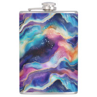 Aesthetic colourful rainbow agate glitter texture