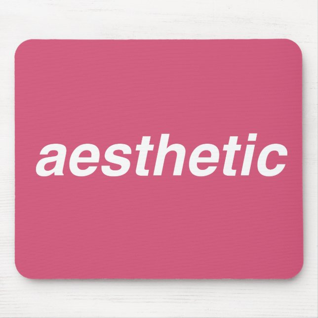 Aesthetic Computing Pad Mouse Mat (Front)