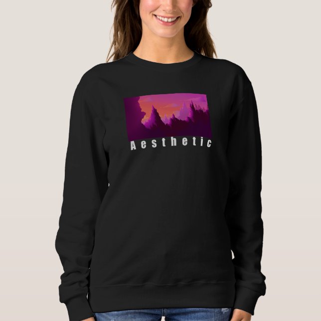 Aesthetic | Cool Aesthetic Lightweight Sweatshirt (Front)