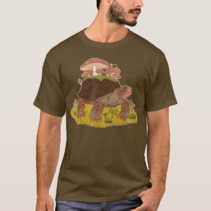 Aesthetic Cottagecore Mushroom Turtle & Snail T-Shirt