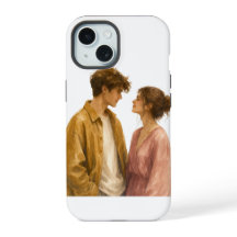 Aesthetic Couple Illustration Phone Case